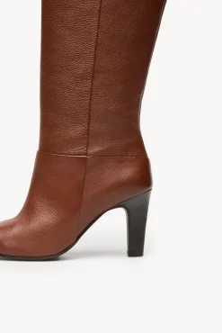 Hoss Intropia Botas|Calçado De Couro-Lidia. Botas de pele de cano alto Castanho