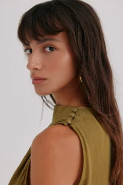 Hoss Intropia Vestidos-Liliane. Vestido midi Verde