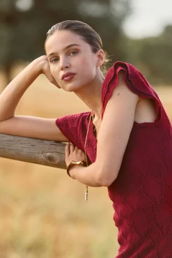 Hoss Intropia Vestidos-Lina. Vestido de malha Granada