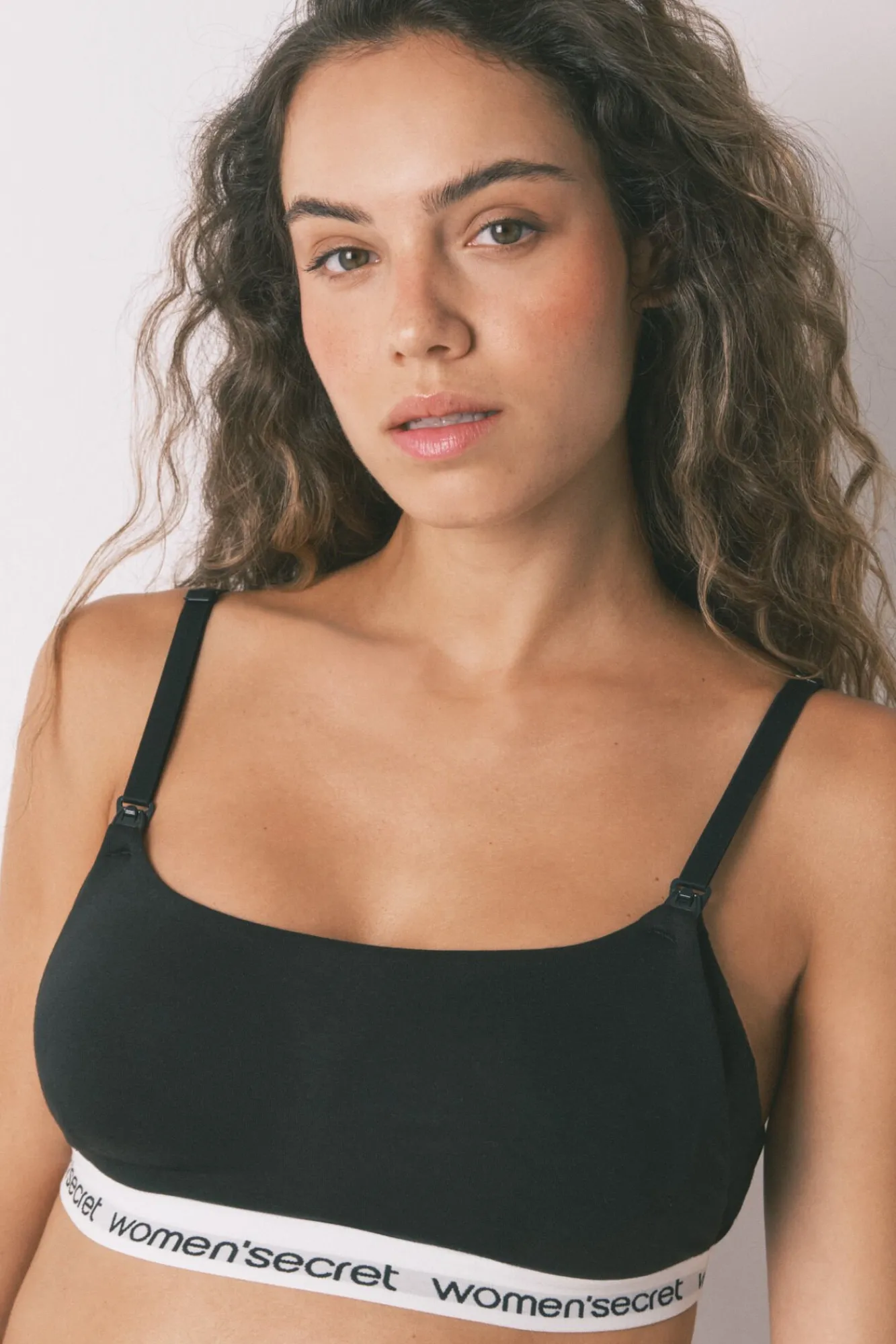 Women'secret Roupa Interior|Maternidade-LOVELY soutien de maternity de algodão preto