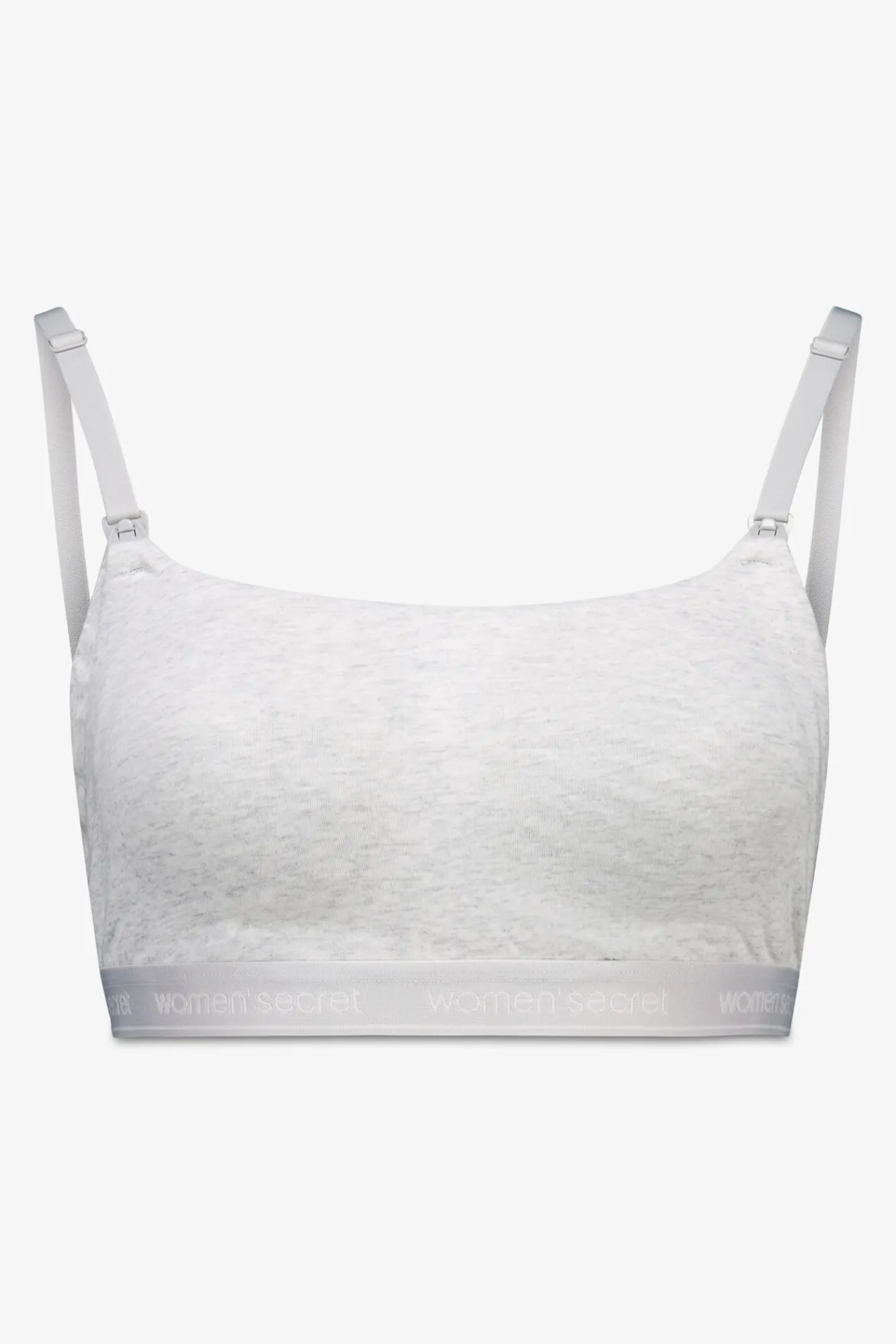 Women'secret Roupa Interior|Maternidade-LOVELY soutien de maternity de algodão branco cinzento