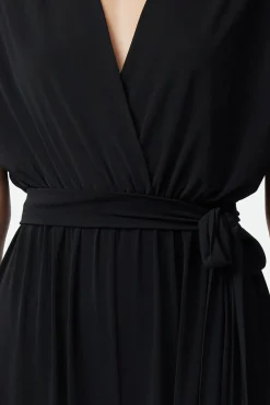 Trendyol Macacões|Vestidos-Macacão de malha preto