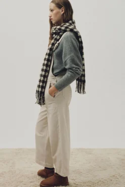 Springfield Calças-Macacão de veludo cotelê castanho