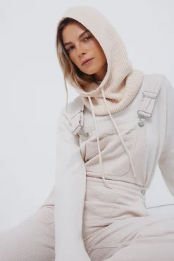 Springfield Calças-Macacão de veludo cotelê castanho