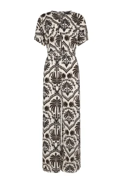 Cortefiel Macacões|Vestidos-Macacão estampado Impress&atilde;o