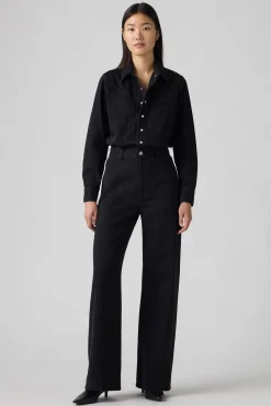 Levi's Macacões-Macacão jeans Levis® Preto