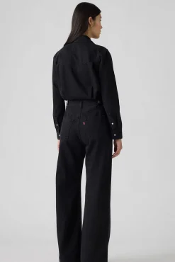 Levi's Macacões-Macacão jeans Levis® Preto