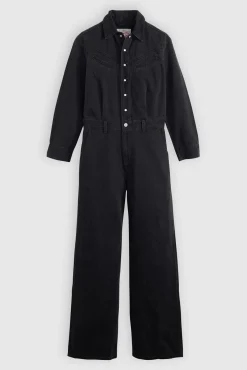 Levi's Macacões-Macacão jeans Levis® Preto