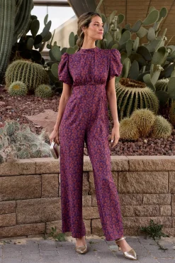 Polín Et Moi Macacões|Vestidos-Macacão Mireya com estampado cobre Multicolorido