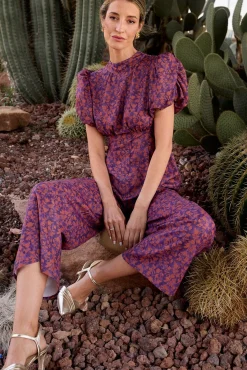 Polín Et Moi Macacões|Vestidos-Macacão Mireya com estampado cobre Multicolorido