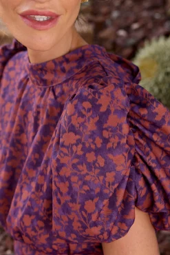 Polín Et Moi Macacões|Vestidos-Macacão Mireya com estampado cobre Multicolorido