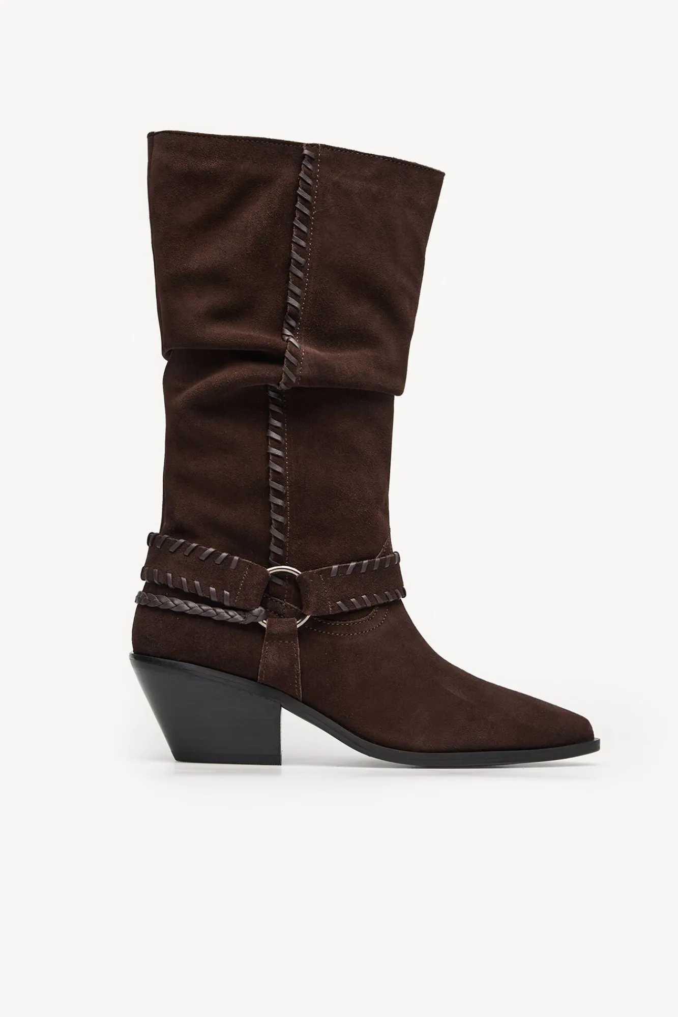 Hoss Intropia Saltos|Botas-Maialen. Botas de croute Castanho