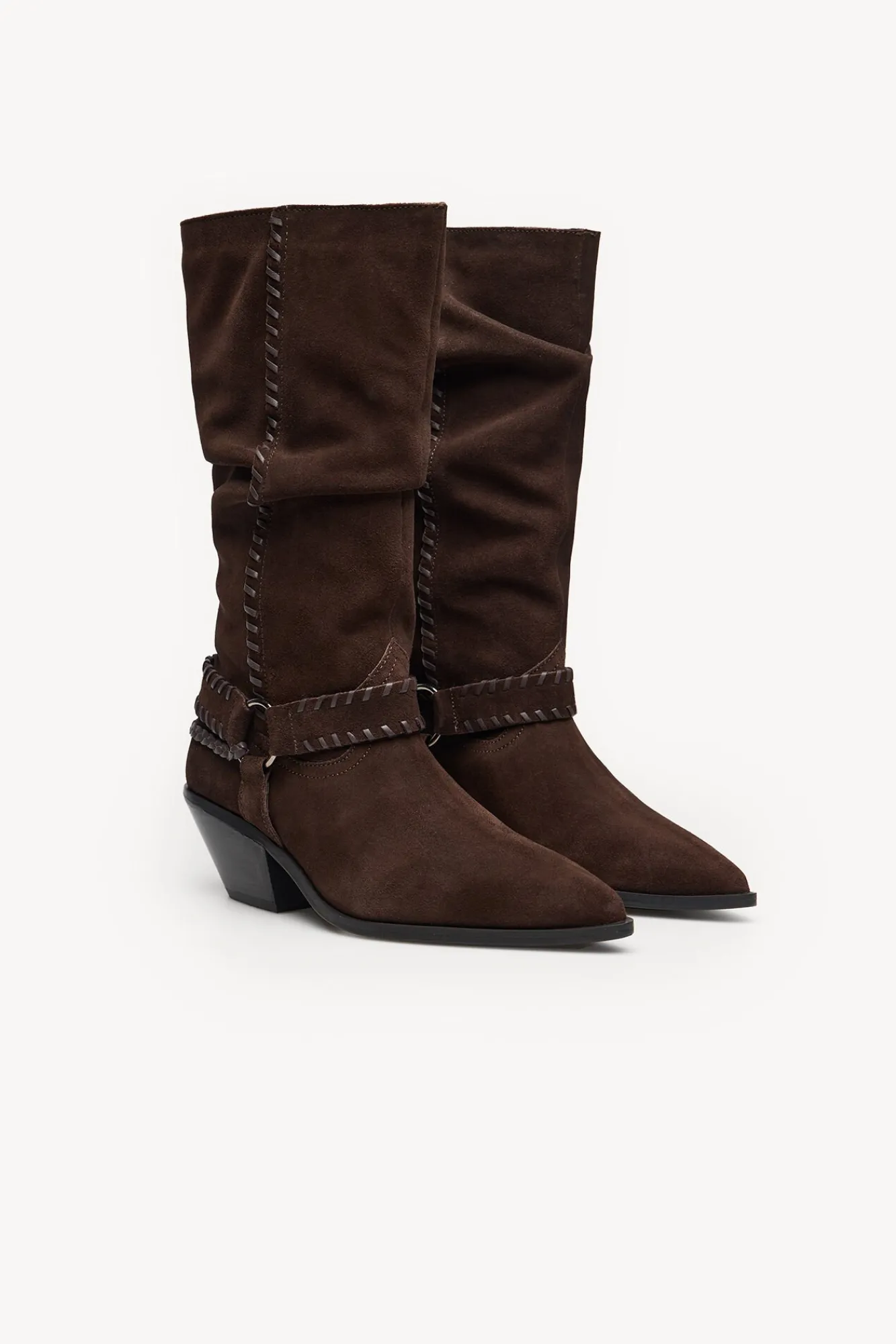 Hoss Intropia Saltos|Botas-Maialen. Botas de croute Castanho
