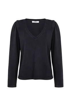 Hoss Intropia T-Shirts-Maialen. T-shirt com efeito lavado Cinzento