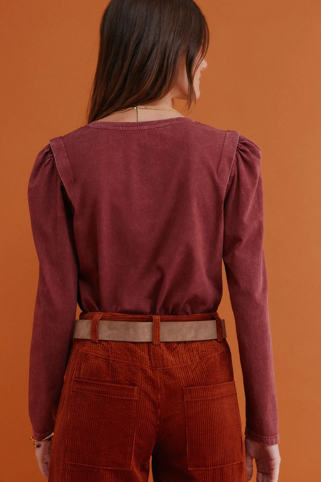 Hoss Intropia T-Shirts-Maialen. T-shirt com efeito lavado Granada