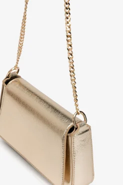 Vilanova Malas-Mala com aba metálica Dourado