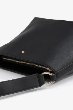 Vilanova Malas-Mala de Ombro com Argolas de Metal Preto