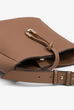 Vilanova Malas-Mala de ombro de couro sintético Castanho