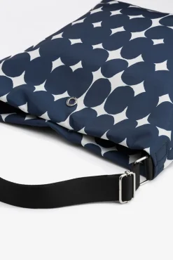 Vilanova Malas-Mala de ombro de nylon estampado Azul