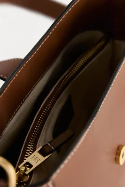 Pedro del Hierro Malas-mala de tiracolo de pele balde Marrom