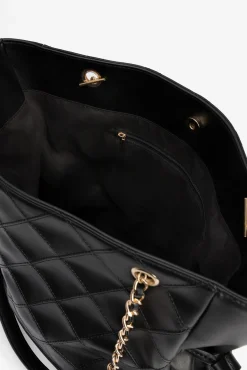 Vilanova Malas-Mala tote bag com ajuste de cordão Preto