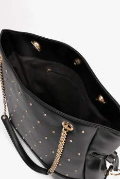 Vilanova Malas-Mala tote bag com tachas Preto