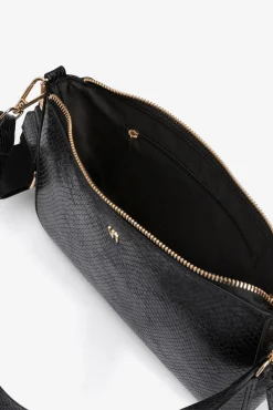 Vilanova Malas-Mala transversal com efeito de cobra Preto