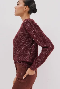 Cortefiel Camisolas-Malha com lantejoulas Granada