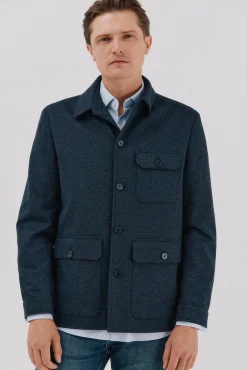 Cortefiel Blazers|Blazers-Malha de malha Azul