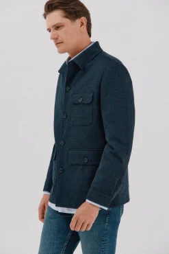 Cortefiel Blazers|Blazers-Malha de malha Azul