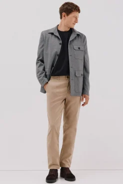 Cortefiel Blazers|Blazers-Malha de malha Cinzento