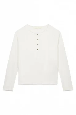 Slowlove T-Shirts-malha de malha de padeiro Ecru