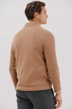 Cortefiel Camisolas-Malha de natal em malha de algodão Castanho