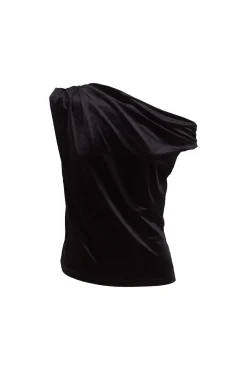 Hoss Intropia T-Shirts-Marcela. Top assimétrico Preto