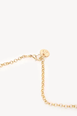 Hoss Intropia Joalharia E Bijuteria-Matilda. Colar longo de pedra natural Dourado