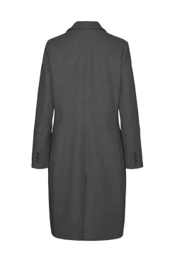 Vero Moda Sobretudos|Casacos-Medidas do sobretudo tecido Cinzento