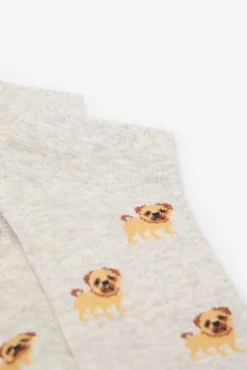 Cortefiel Meias-Meia curta de pug Cinzento