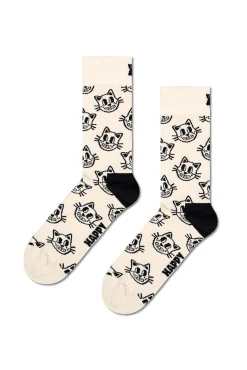Happy Socks Meias|Meias-Meia de gato preto