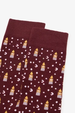 Cortefiel Meias-Meia desenho presente Vermelho