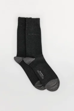 Pedro del Hierro Meias-Meia lisa sport Cizento