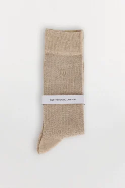 Pedro del Hierro Meias-Meia lisa sport Marrom