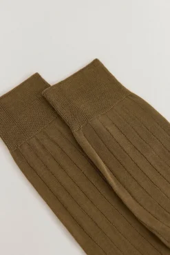 Pedro del Hierro Meias|Fatos-Meia lisa vestir Marrom