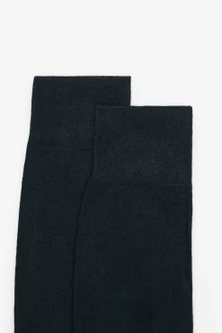 Cortefiel Meias|Fatos-Meia lisa vestir Preto