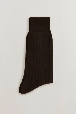 Pedro del Hierro Meias|Fatos-Meia lisa vestir Marrom