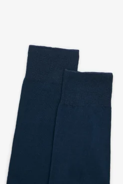 Cortefiel Meias|Fatos-Meia lisa vestir Azul