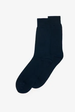 Cortefiel Meias|Fatos-Meia lisa vestir Azul