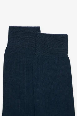 Cortefiel Meias|Fatos-Meia lisa vestir Azul