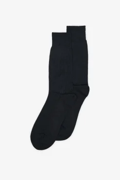 Cortefiel Meias|Fatos-Meia lisa vestir Preto