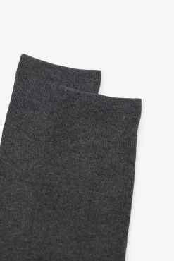 Cortefiel Meias-Meia liso com coolmax Cinzento