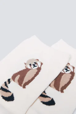 Springfield Meias-Meia longa de guaxinim cru